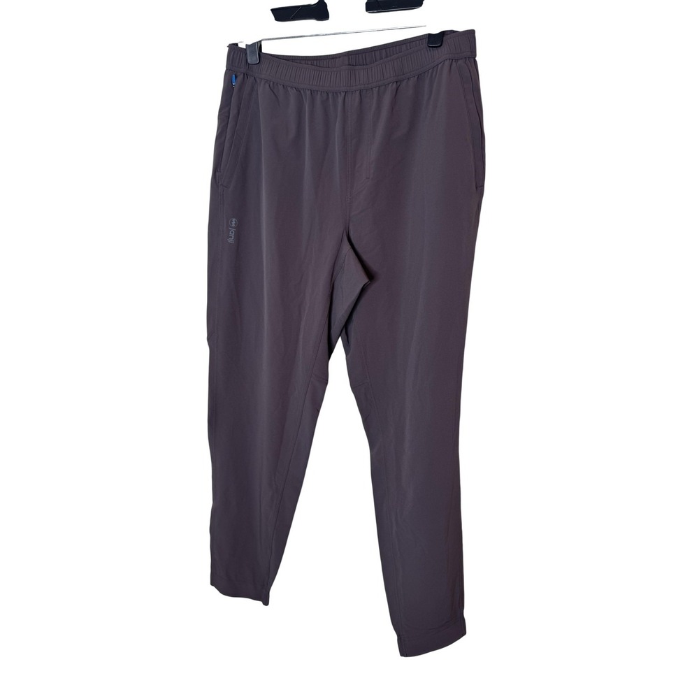 Janji Pant Mens Medium Purple Transit Tech Jogger Running Athletic Lined Stretch